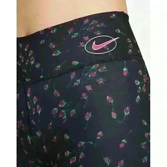 NEW! Nike Women's XL One Luxe Icon Clash Mid-Rise Printed Leggings NWT $105 - Picture 3 of 6